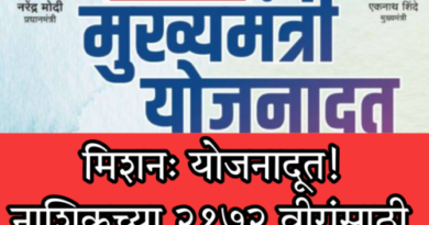 नाशिककरांनो, ‘सरकारचा आवाज’ बनण्याची सुवर्णसंधी! २१७२ पदांसाठी ‘मुख्यमंत्री योजनादूत’ निवडीला धाव घ्या!